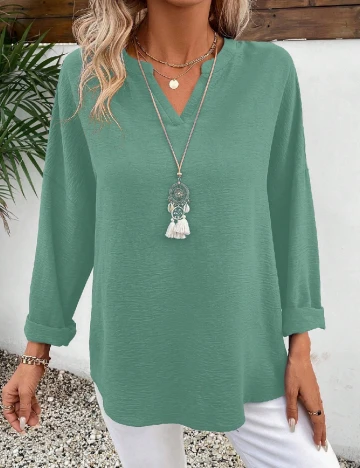 Bluza SHEIN, verde Verde