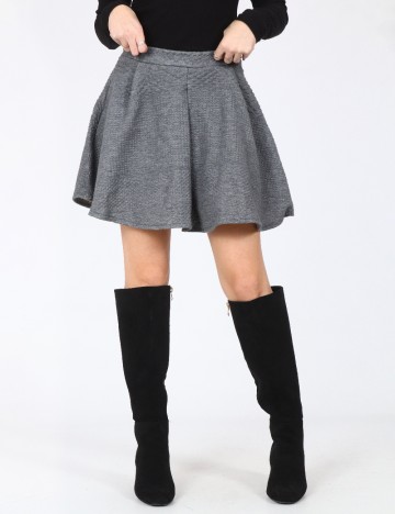Fusta Bershka, gri