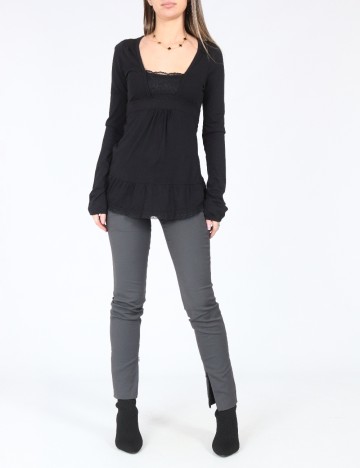 Bluza Bershka, negru