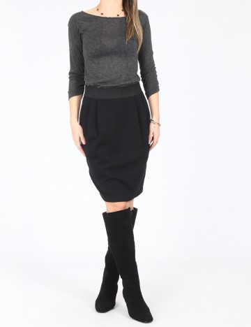 
						Rochie scurta Zara, gri/negru