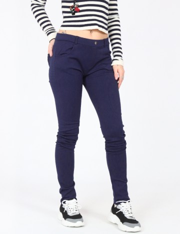 Pantaloni Zara, bleumarin