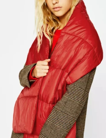 Fular Bershka, rosu Rosu