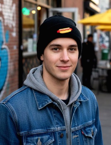 Caciula Pull&Bear, negru