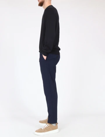 Pantaloni Zara, bleumarin Albastru