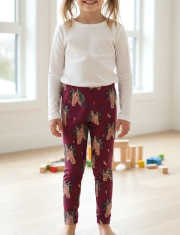 Pantaloni Zara, magenta