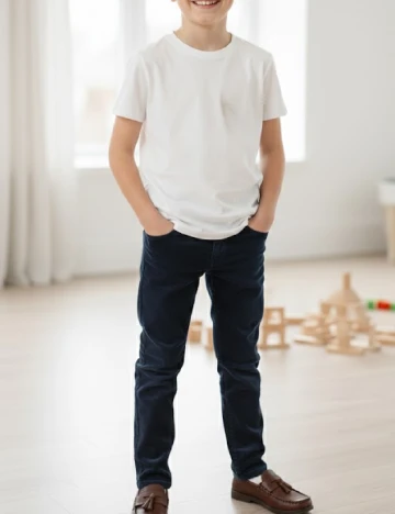 Pantaloni Zara, bleumarin