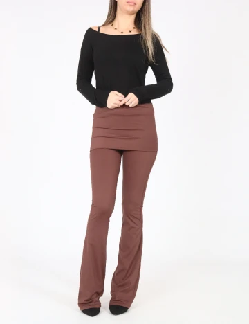 Pantaloni Zara, maro