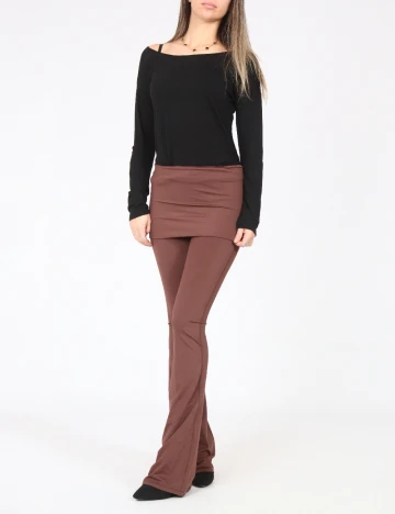 Pantaloni Zara, maro