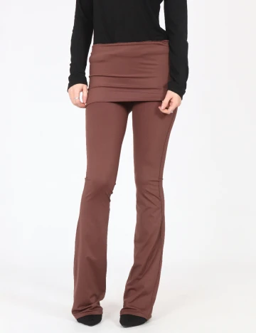 Pantaloni Zara, maro