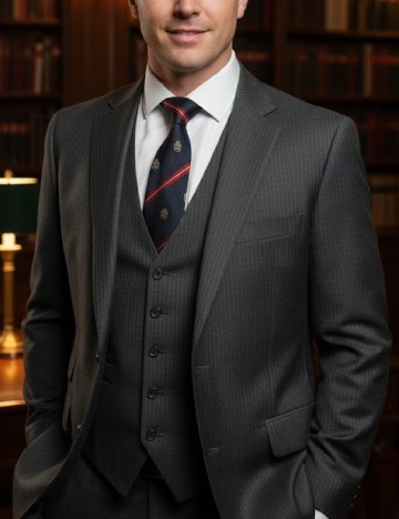 Cravata Zara, negru/rosu