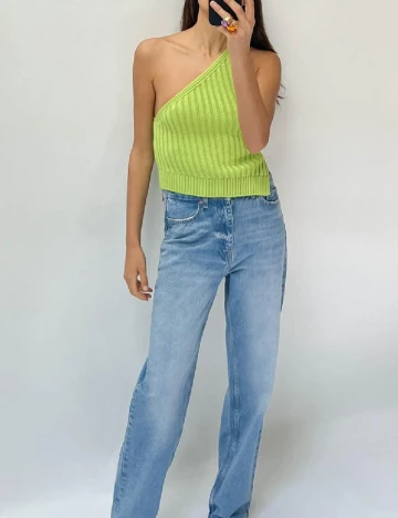 Top Zara, verde Verde