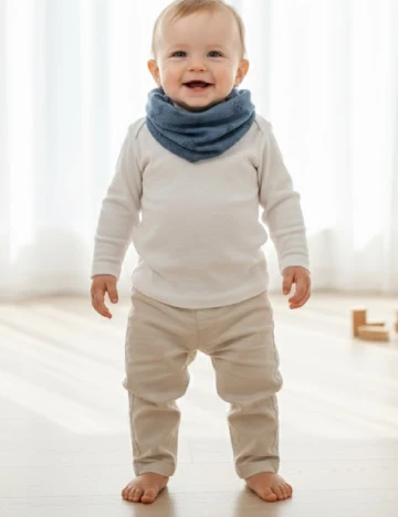 Esarfa circulara Zara, albastru