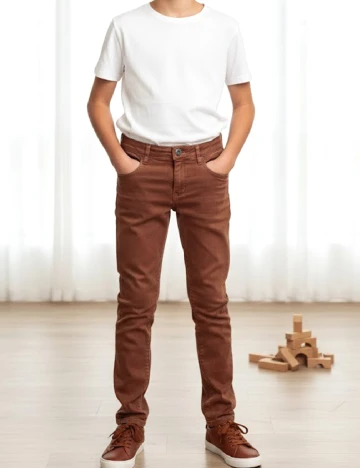 Pantaloni Zara, caramiziu