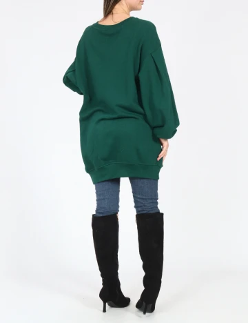Bluza Oversize Bershka, verde
