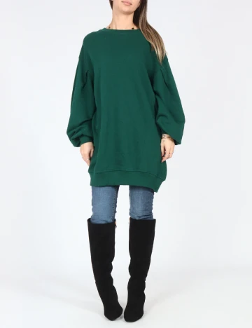 Bluza Oversize Bershka, verde