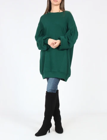 Bluza Oversize Bershka, verde