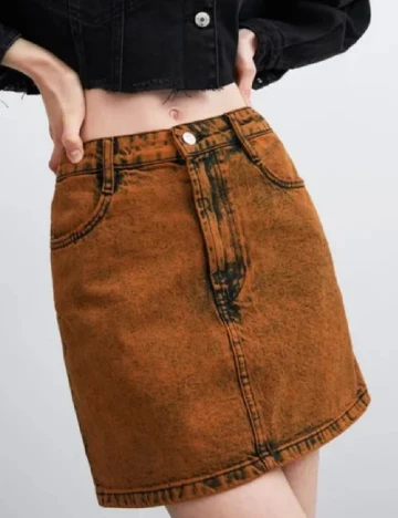 Fusta Zara, portocaliu