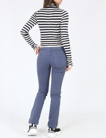 Bluza Zara, albastru/alb