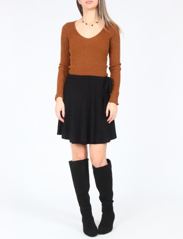 Fusta Bershka, negru