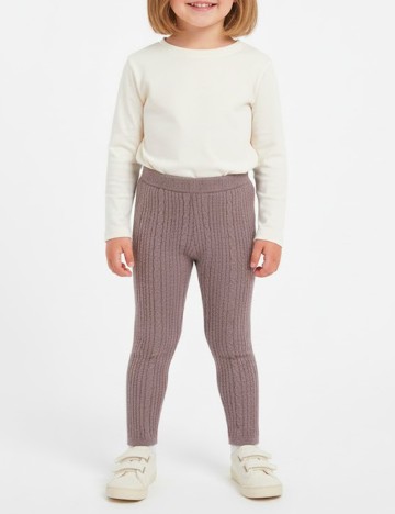 
						Colanti Zara, roz pudra inchis