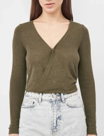 Bluza Bershka, verde Verde