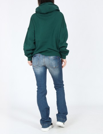 Hanorac Oversize Bershka, verde