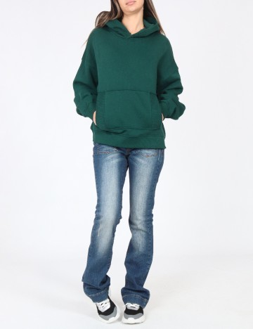 Hanorac Oversize Bershka, verde