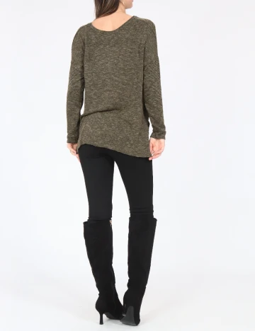 Bluza Oversize Bershka, verde