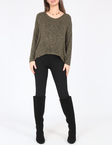 Bluza Oversize Bershka, verde