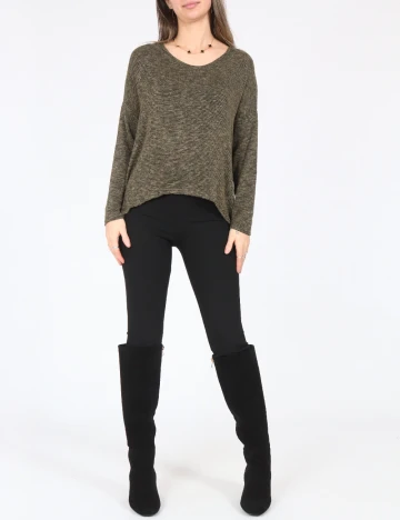 Bluza Oversize Bershka, verde