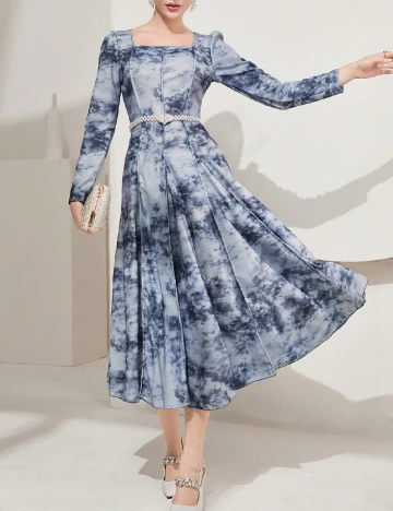 Rochie medie SHEIN, albastru