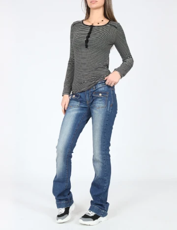 Blugi Zara, albastru