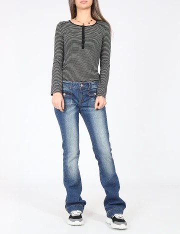 Blugi Zara, albastru