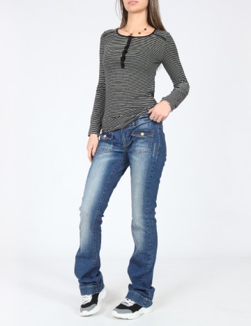 Bluza Pull&Bear, negru