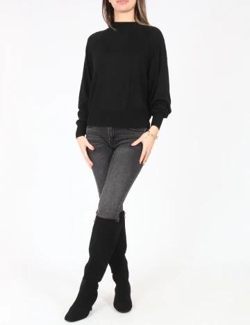 Bluza Pull&Bear, negru