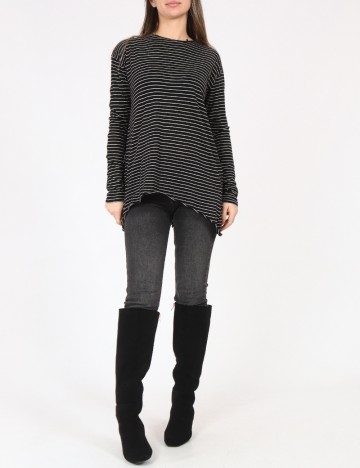 Bluza Pull&Bear, negru