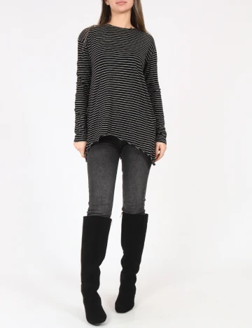 Bluza Pull&Bear, negru