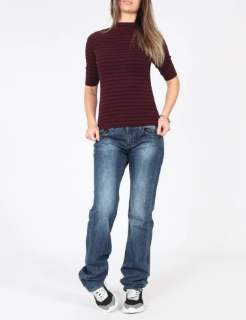 Bluza Pull&Bear, visiniu