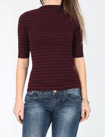 Bluza Pull&Bear, visiniu