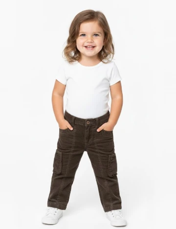 Pantaloni Zara, maro