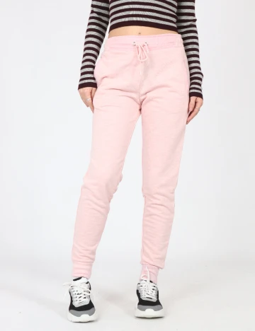 Pantaloni Pull&Bear, roz Roz