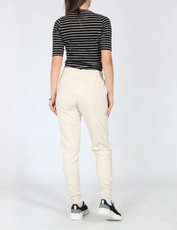 Pantaloni Pull&Bear, ecru