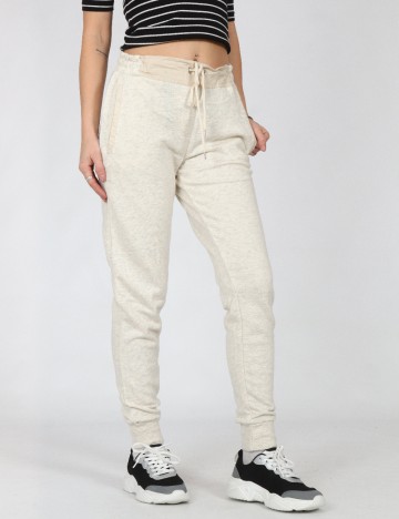 Pantaloni Pull&Bear, ecru