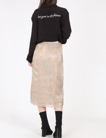 Fusta Pull&Bear, crem