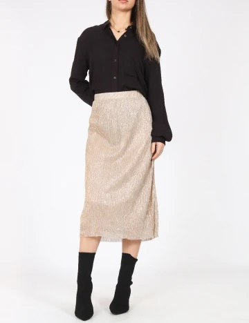 Fusta Pull&Bear, crem