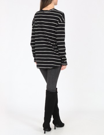 Bluza Pull&Bear, negru