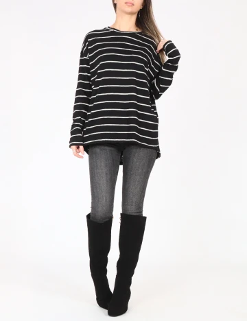 Bluza Pull&Bear, negru Negru