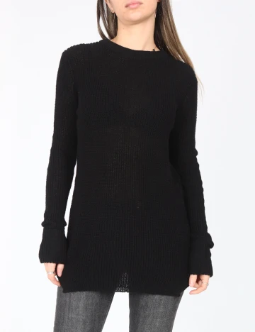 Pulover Pull&Bear, negru Negru