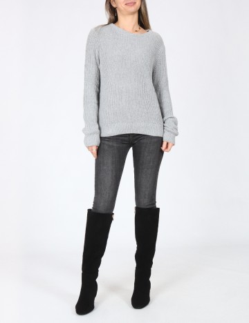 Pulover Pull&Bear, gri