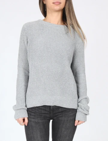 Pulover Pull&Bear, gri Gri